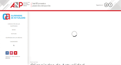 Desktop Screenshot of olimpiadasdeactualidad.cl